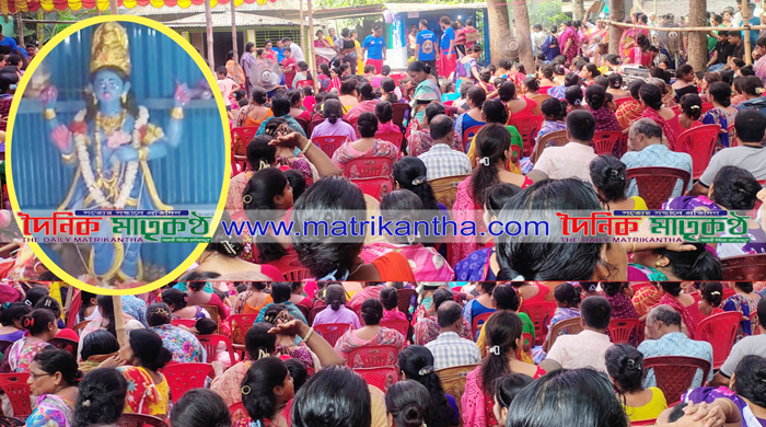  রাজবাড়ীতে শ্রী শ্রী শনি দেবের পূজা  অনুষ্ঠিত এবং শনি শীলা বিগ্রহ স্থাপন